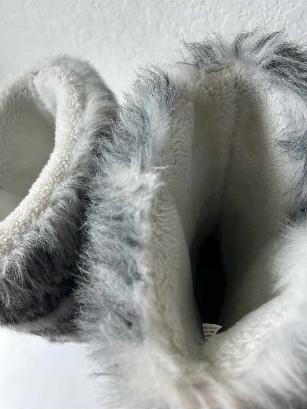 Gray Faux Fur-Trim Winter Boots for Women - Picture 6 of 9